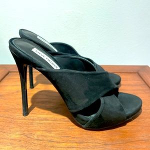 STEVE MADDEN Suede Stiletto Slides (sz 10)